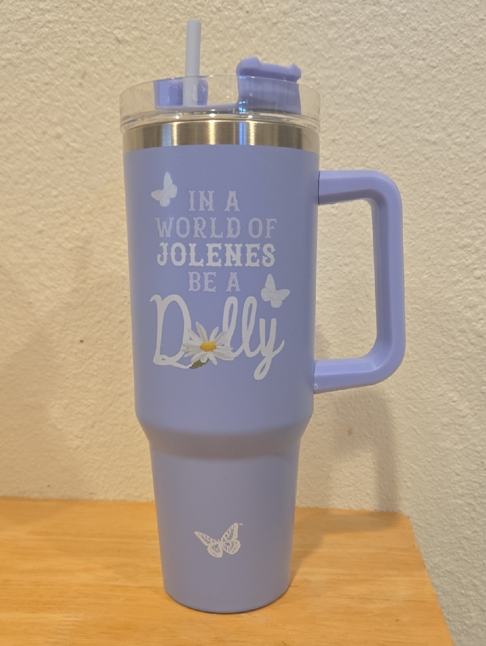 Dollcake Peri Blue Tumbler with Handle